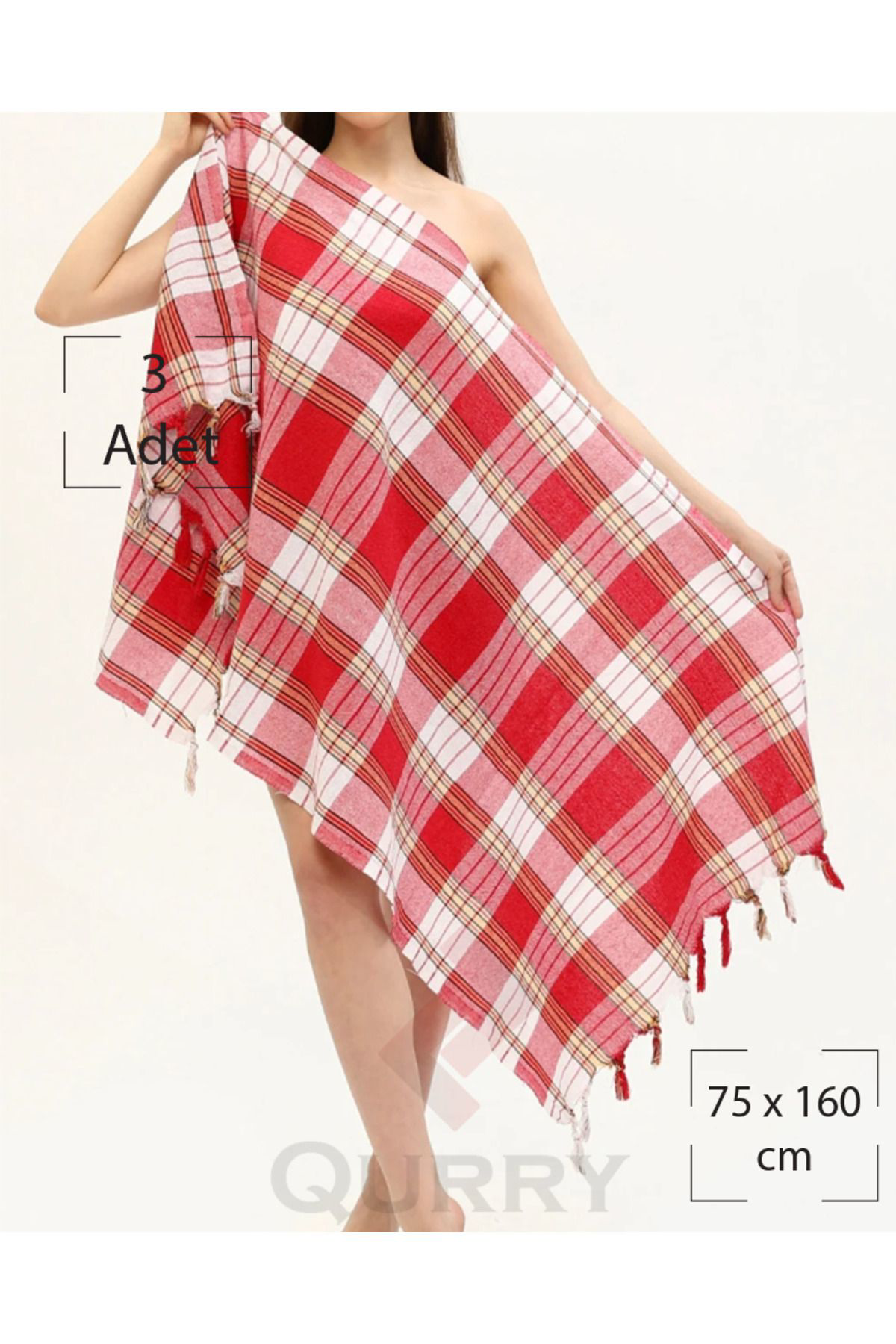 75 x 160 cm - 3 Adet Klasik Hamam Peştemali. Gelin Hamamı Peştema