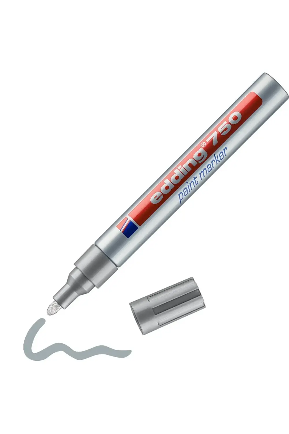 750 Markör Dekor Boya Kalemi 2-4 Mm Gümüş Yuvarlak Uçlu (1 ADET )