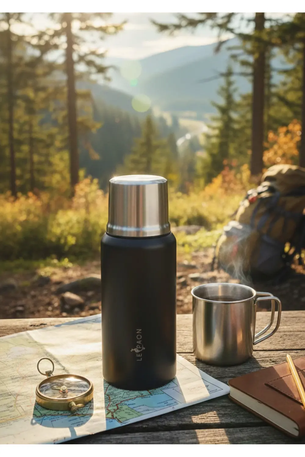 750 ml Paslanmaz Çelik Termos Sızdırmaz 24 Saat Sıcak 48 Saat Soğ