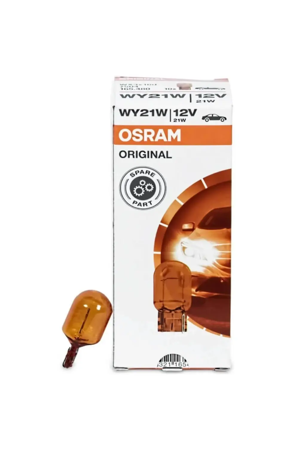 7504 Wy21w Amber Tek Duy T20 Ampul 12 Volt 10 Adet