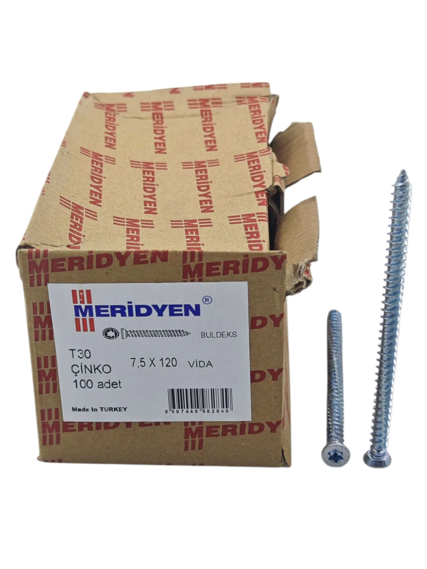 75120   Meridyen Buldeks Beton Vida 7.5*120mm
