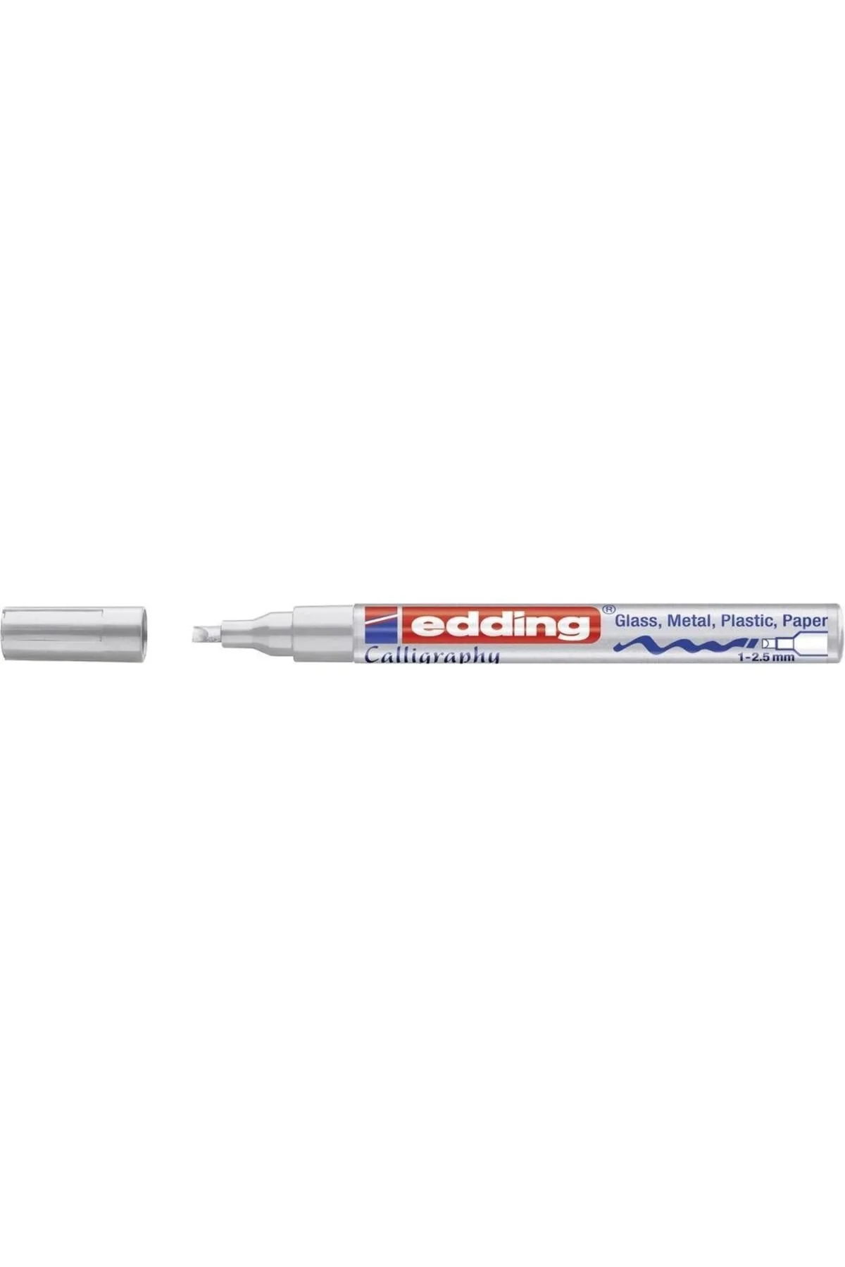 753 Kaligrafi Kalemi 1-2,5mm - Gümüş 753 Kaligrafi Kalemi 1-2,5mm - Gümüş