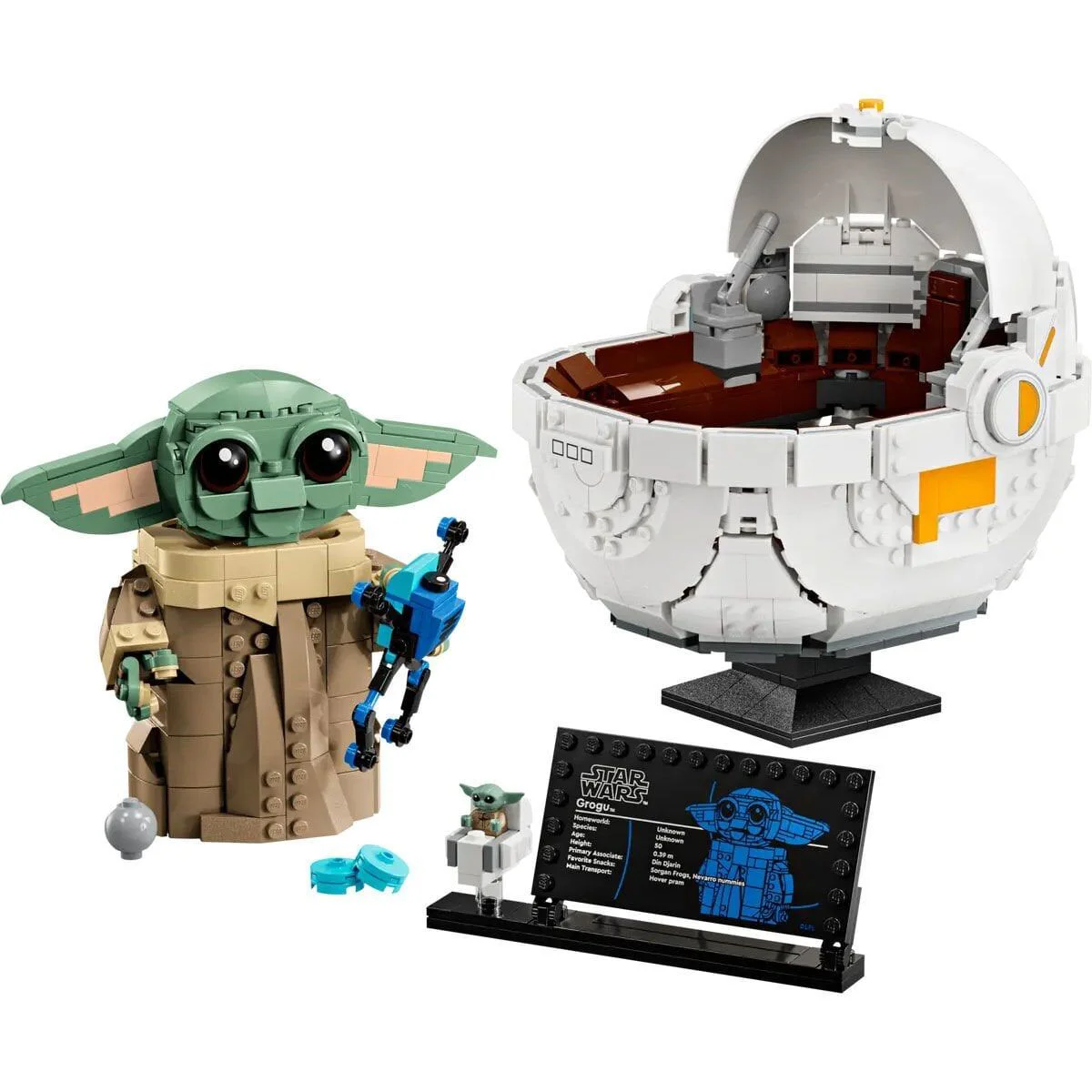 75403 Lego Star Wars - Uçan Bebek Arabalı Grogu 1048 Parça +10 Yaş