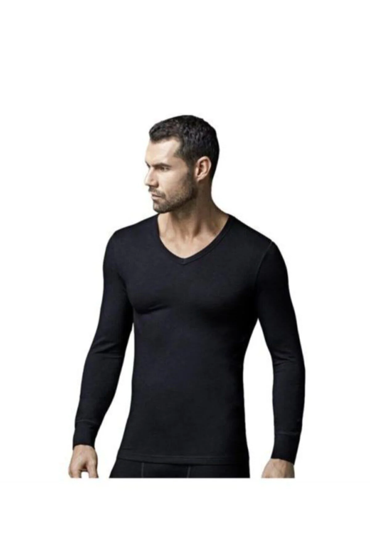 758 Erkek Siyah V Yaka Termal Içlik Body 758 Erkek Siyah V Yaka Termal Içlik Body