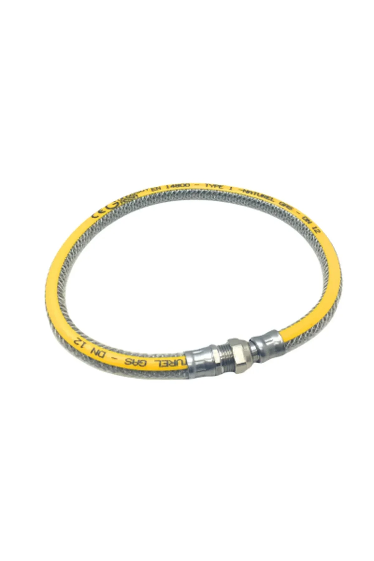 75CM Flex Doğalgaz Hortumu Çelik Örgülü
