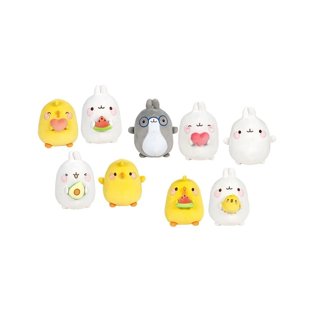 760024980 MOLANG Peluş 18 cm - 1 Adet Stokta Olan Gönderilir