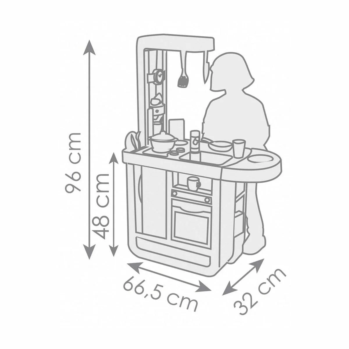 7600310914 Smoby Cherry Kitchen Mutfak Oyun Seti Fiyatı, Yorumları ve Özellikleri