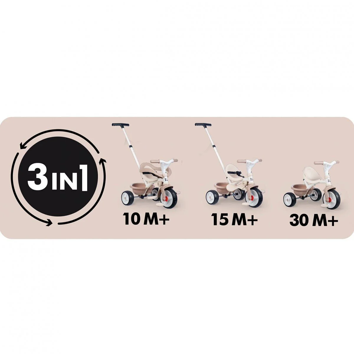 7600740418 Be Move Comfort Tricycle Beige
