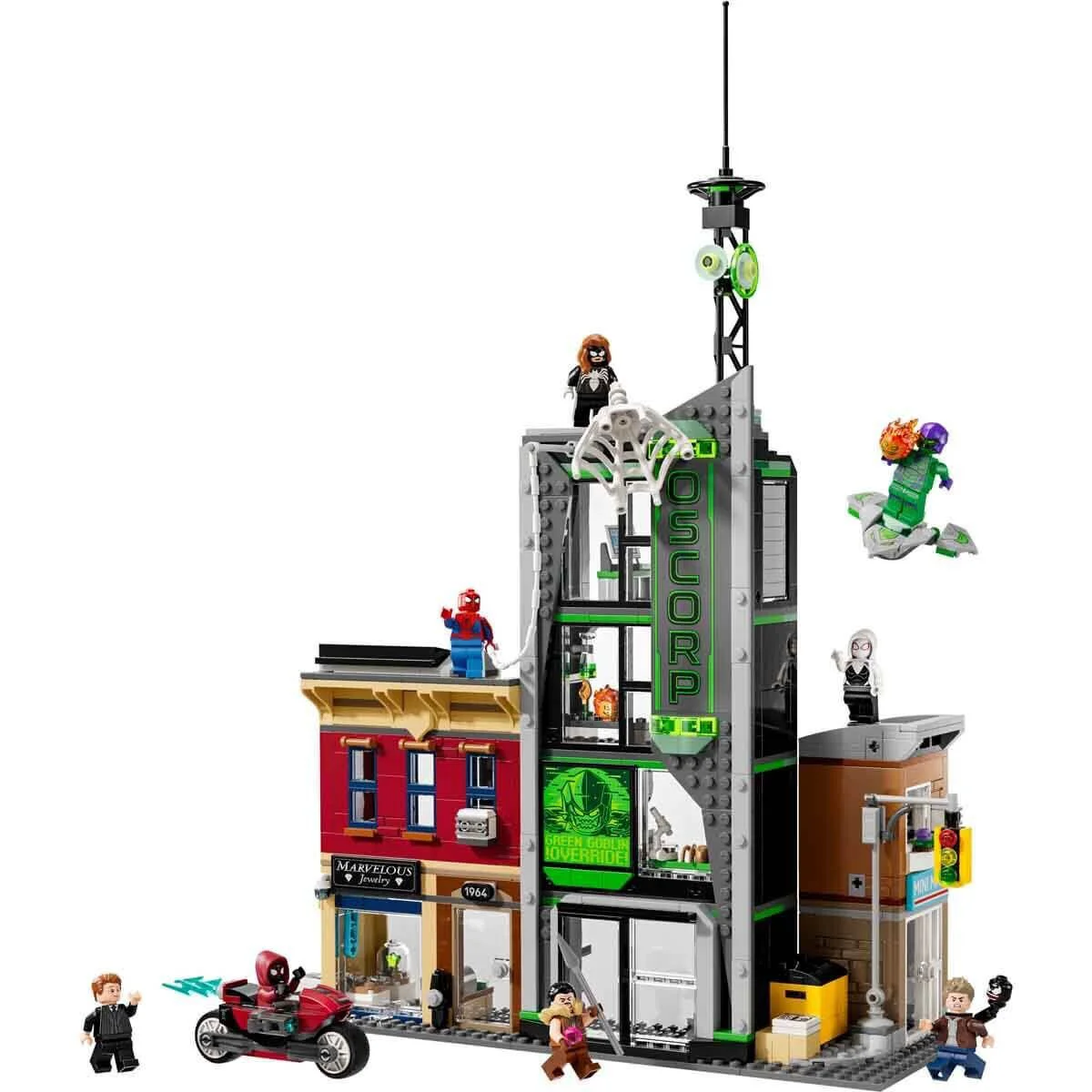 76324 Lego Marvel Örümcek Adam, Oscorpa Karşı 808 parça +10 yaş Fiyatı, Yorumları ve Özellikleri