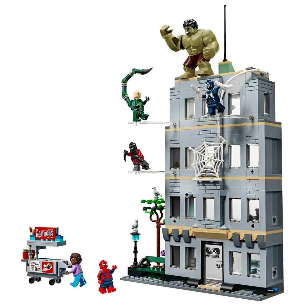 76350 Lego Marvel Spider-Man ve Hulkın Destansı Çarpışması 534 parça +8 yaş