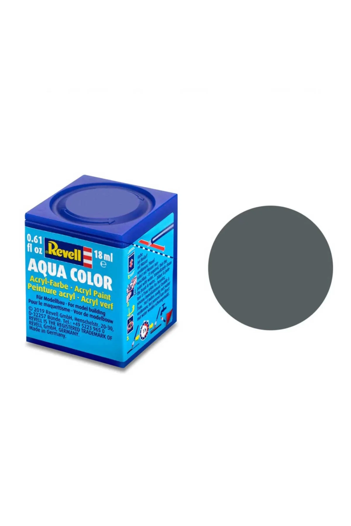 77 - Aqua Color Matt Dust Grey - Mat Boya- 18 ml