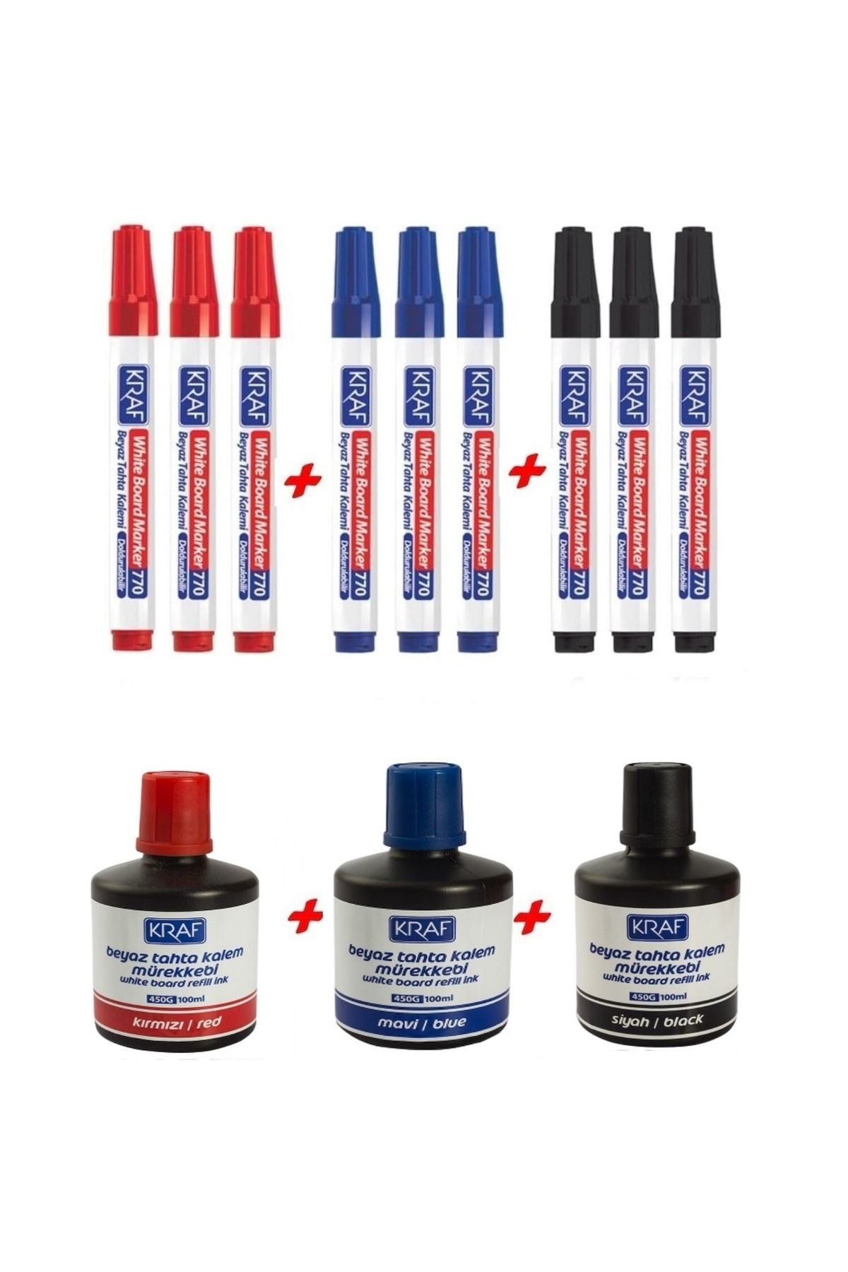 Kraf 770 Tahta Kalemi Ve Mürekkebi 450G Seti