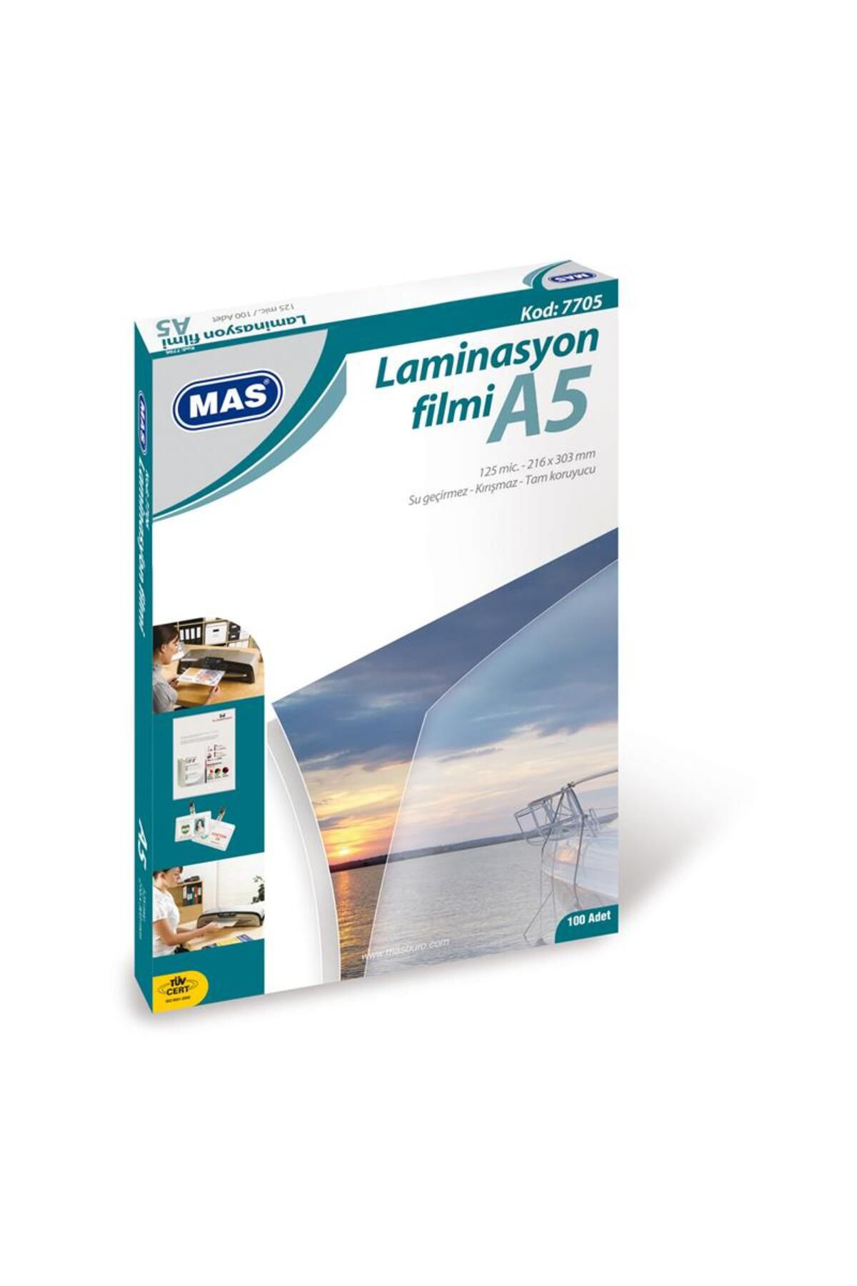 Mas 7705 A5 Laminasyon Kaplama 125Mic.(Özel Fiyat)