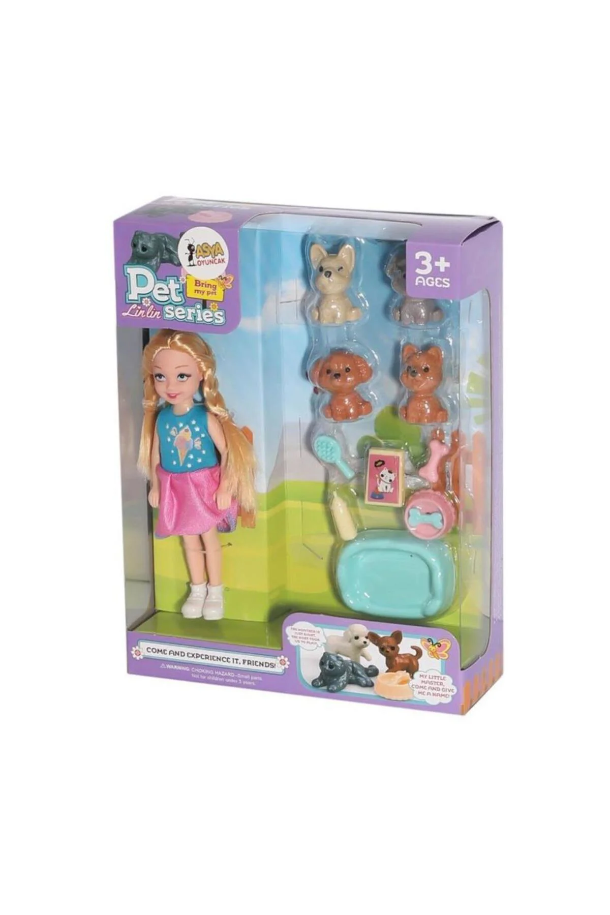 7722-3 - BEBEK SETİ - PET SHOP - KUTULU (Lisinya)