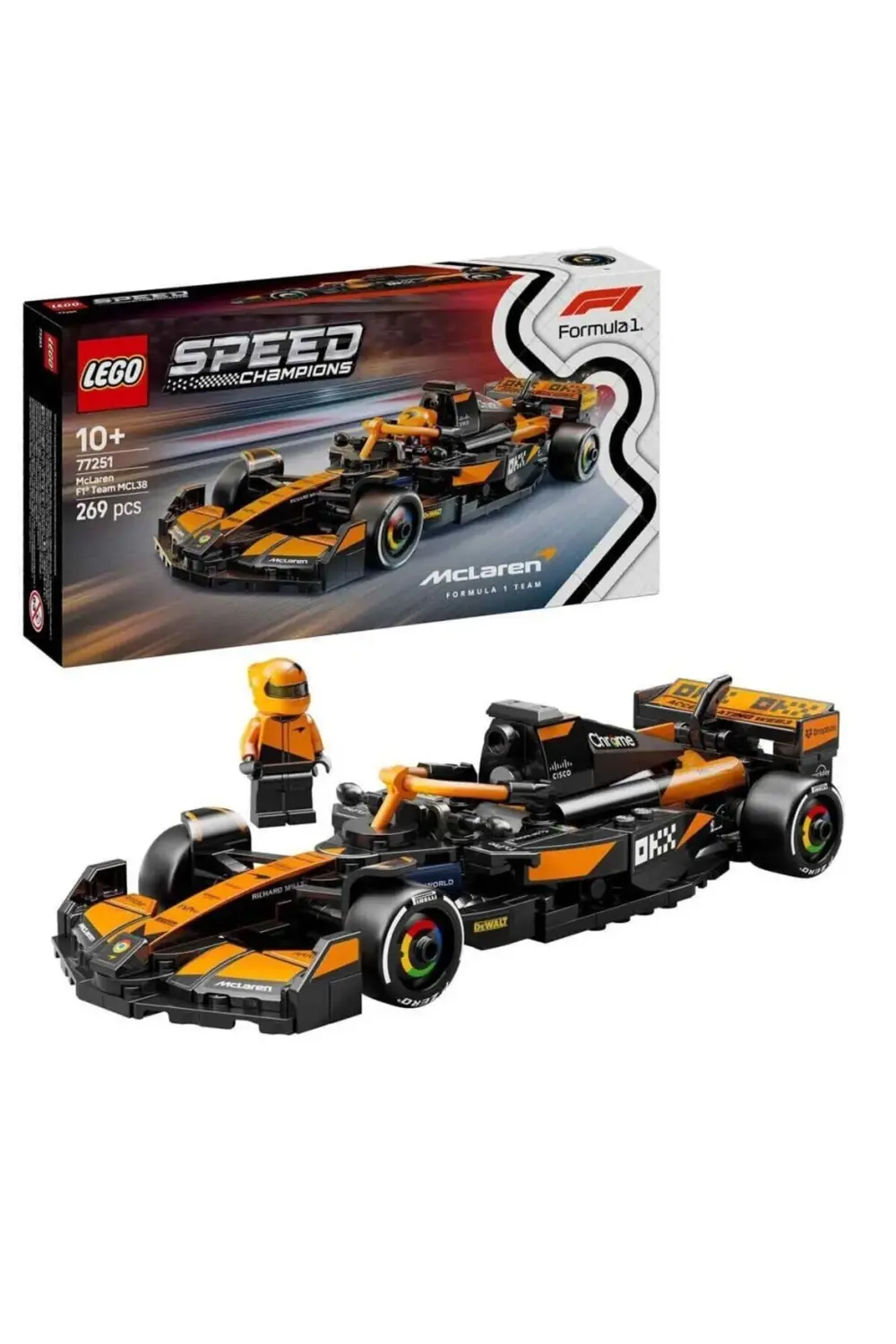 77251 NessiWorld Speed Champ.McLaren F1 Team MCL38 Yarış Arabası