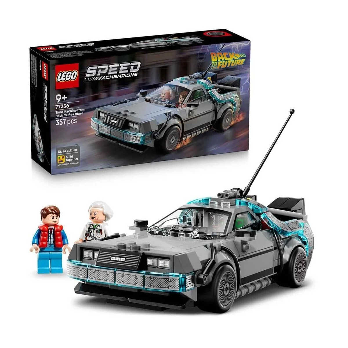 77256  Speed Champions Geleceğe Dönüş: Zaman Makinesi 357 parça +9 yaş