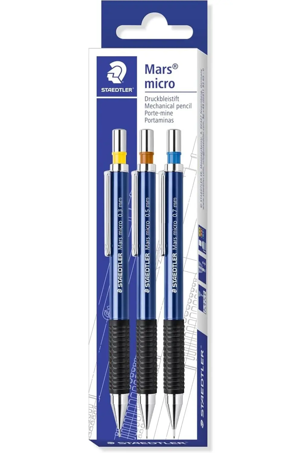 775 Sc 3 Mars Micro Versatil 0.3 0.5 0.7 Mm 3'lü Set 1155328