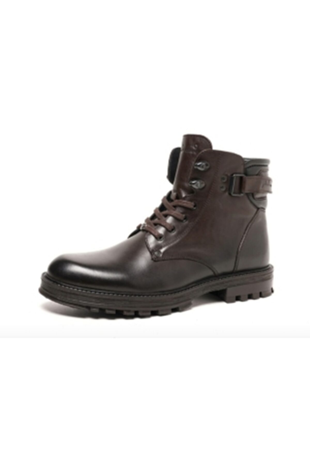 Pierre Cardin 77648 Kahverenği Kişlik Bağcikli Fermuarli Deri Erkek Bot