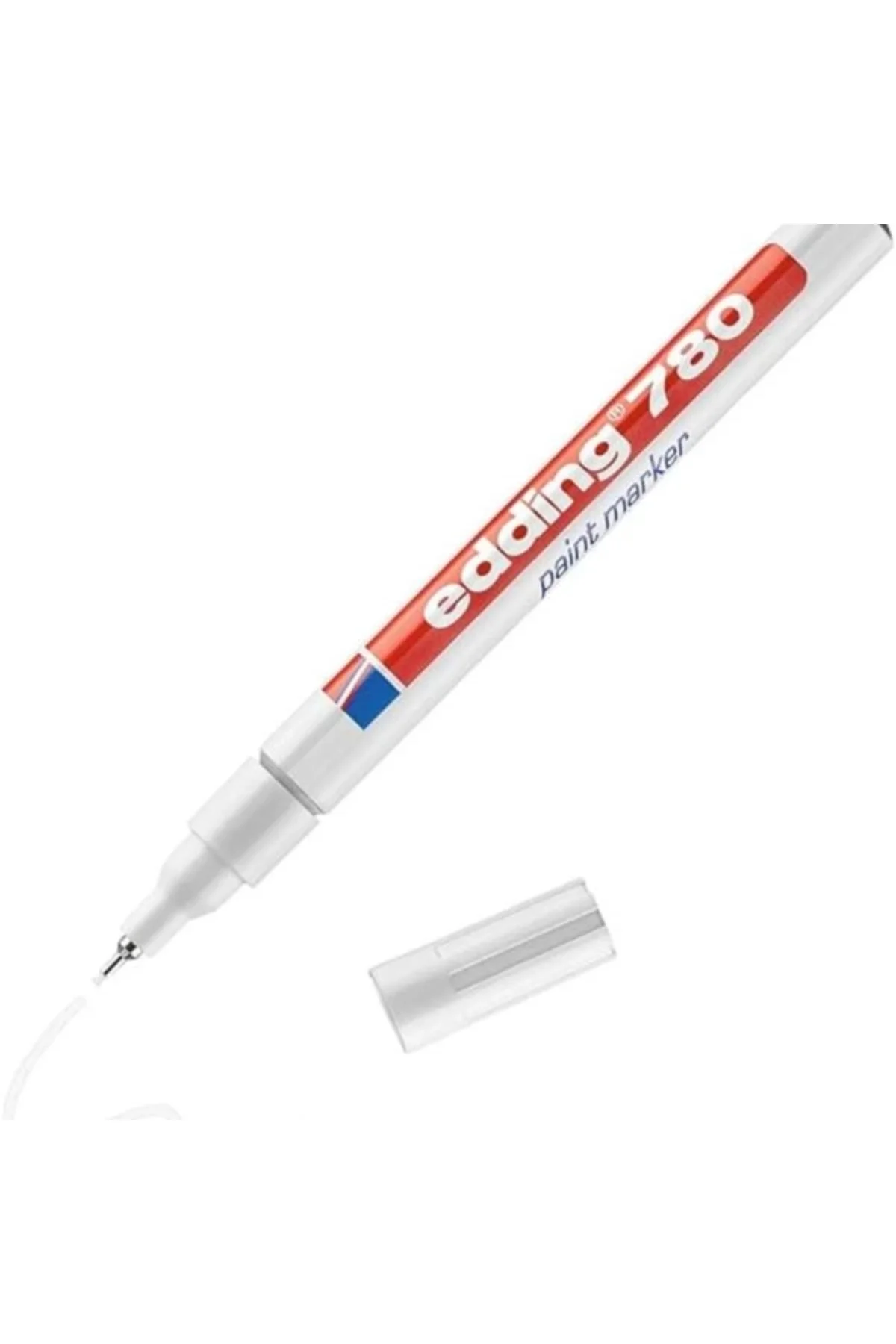 780 boya kalemi beyaz 1 kalem 0,8 mm yuvarlak uç