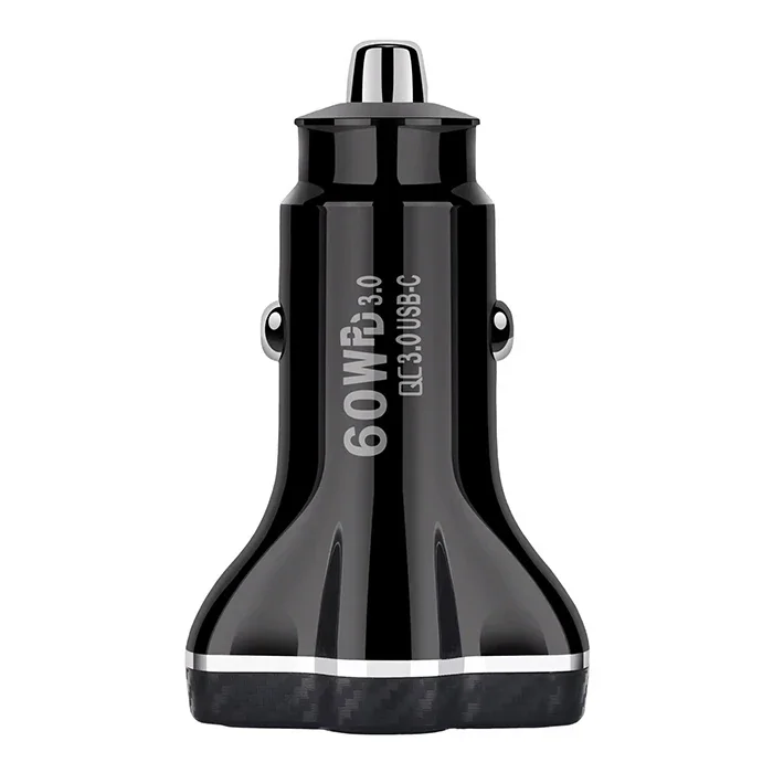 78W 3lü Hızlı Araç Şarjı - PD62 Type-C + USB Çakmaklık Adaptörü