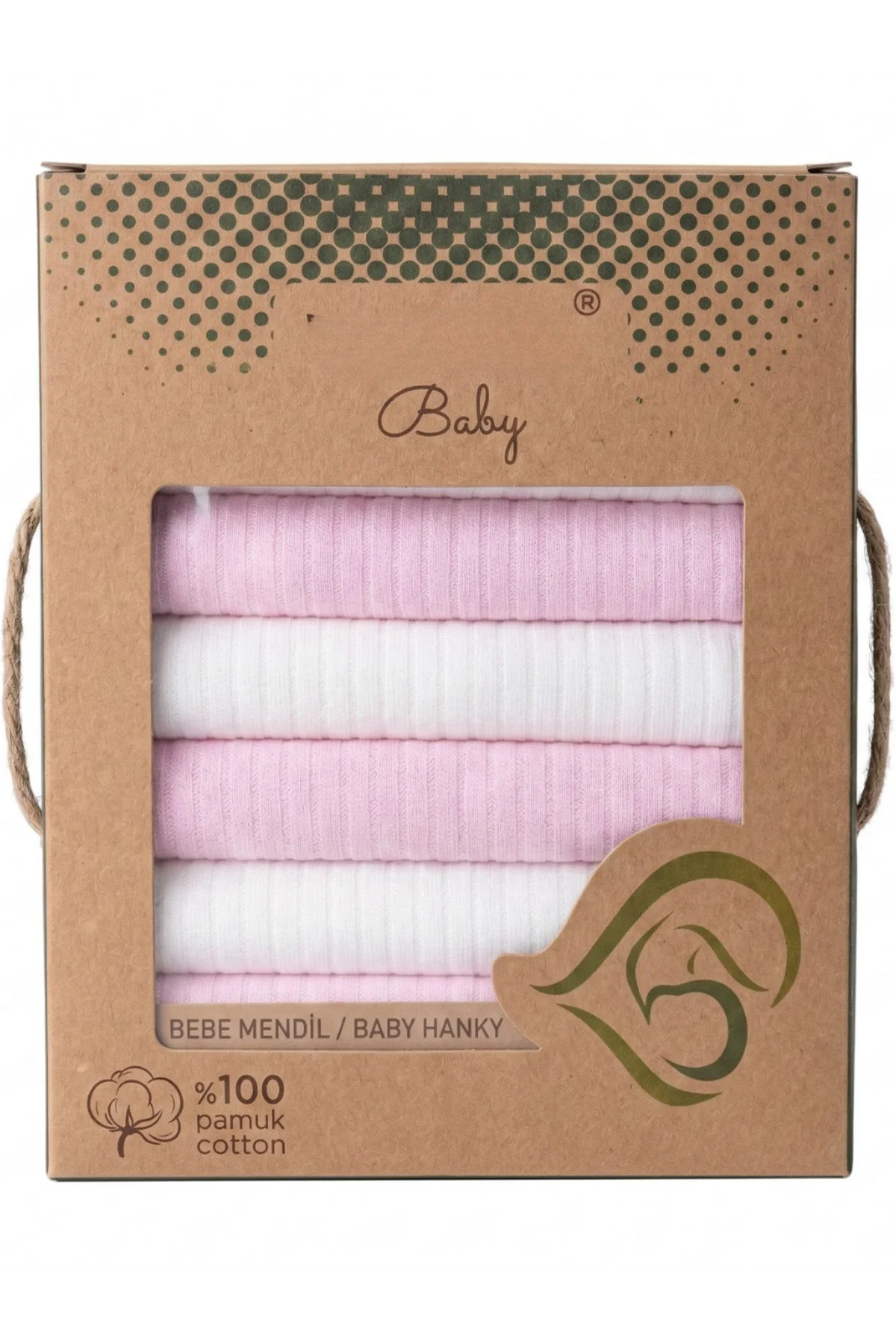 7’li %100 Pamuk Bebek Ağız Mendili – Pembe & Beyaz Kutulu Hediyelik Set 7’li %100 Pamuk Bebek Ağız Mendili – Pembe & Beyaz Kutulu Hediyelik Set