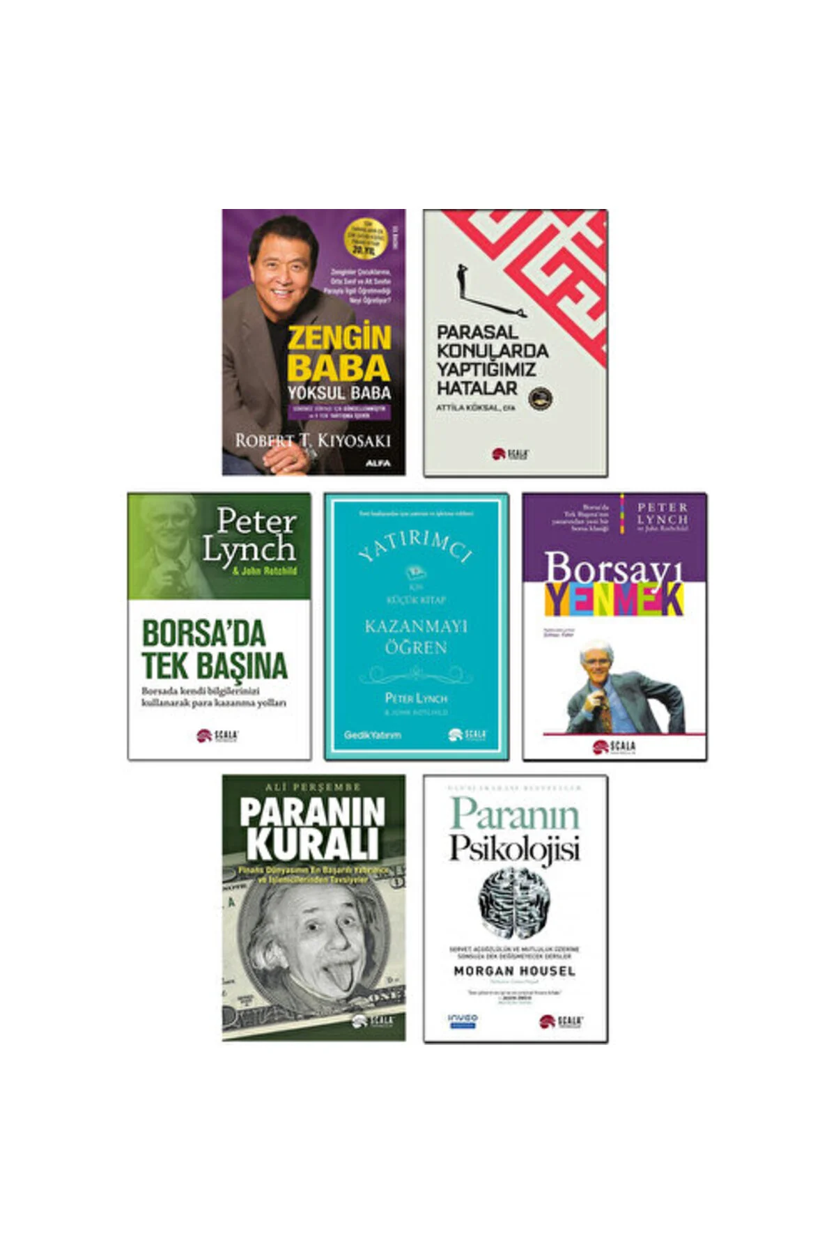 7'li set ekonomi ve iş dünyası hakkında kitaplar