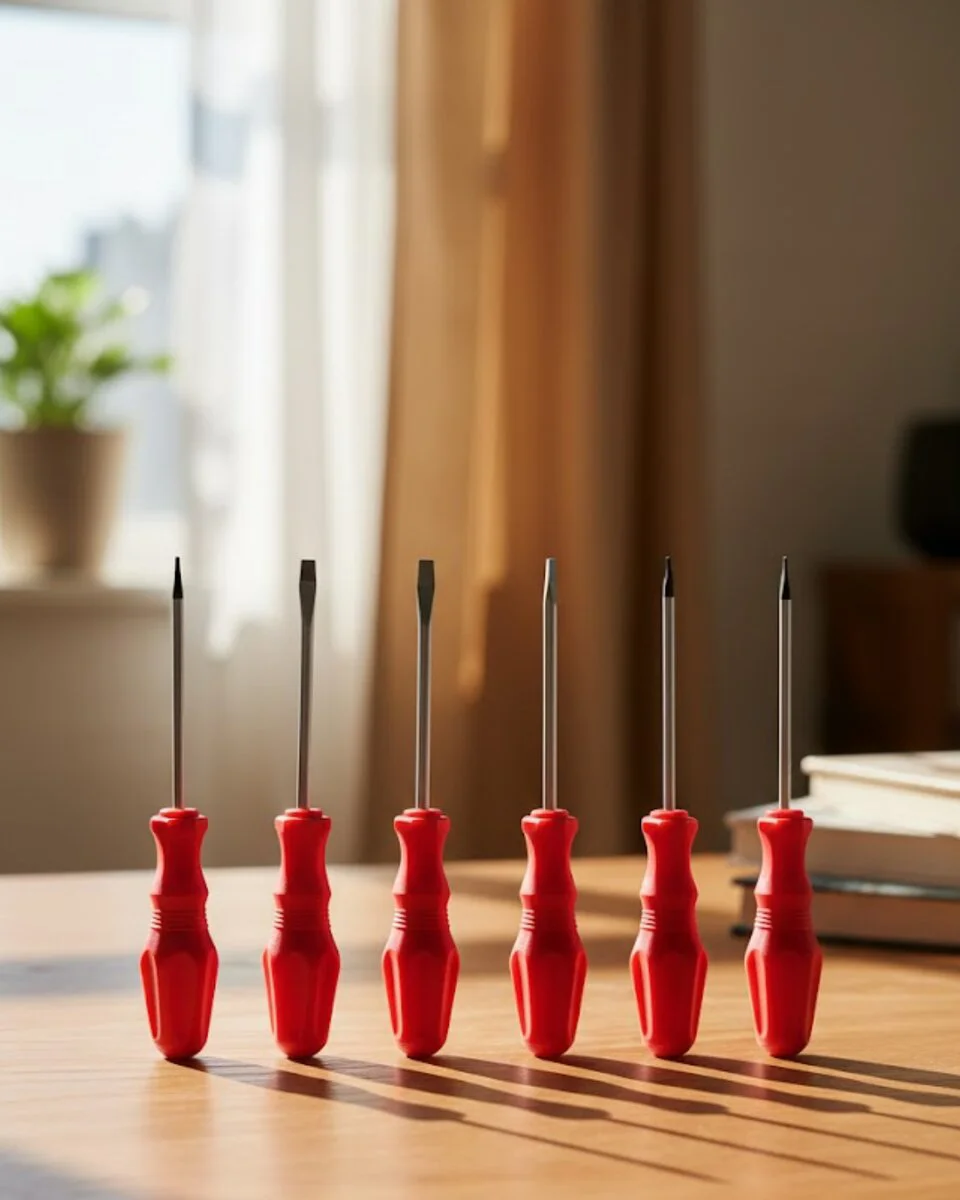 7li Tornavida Seti - Düz ve Yıldız Uçlu Ergonomik Tornavidalar