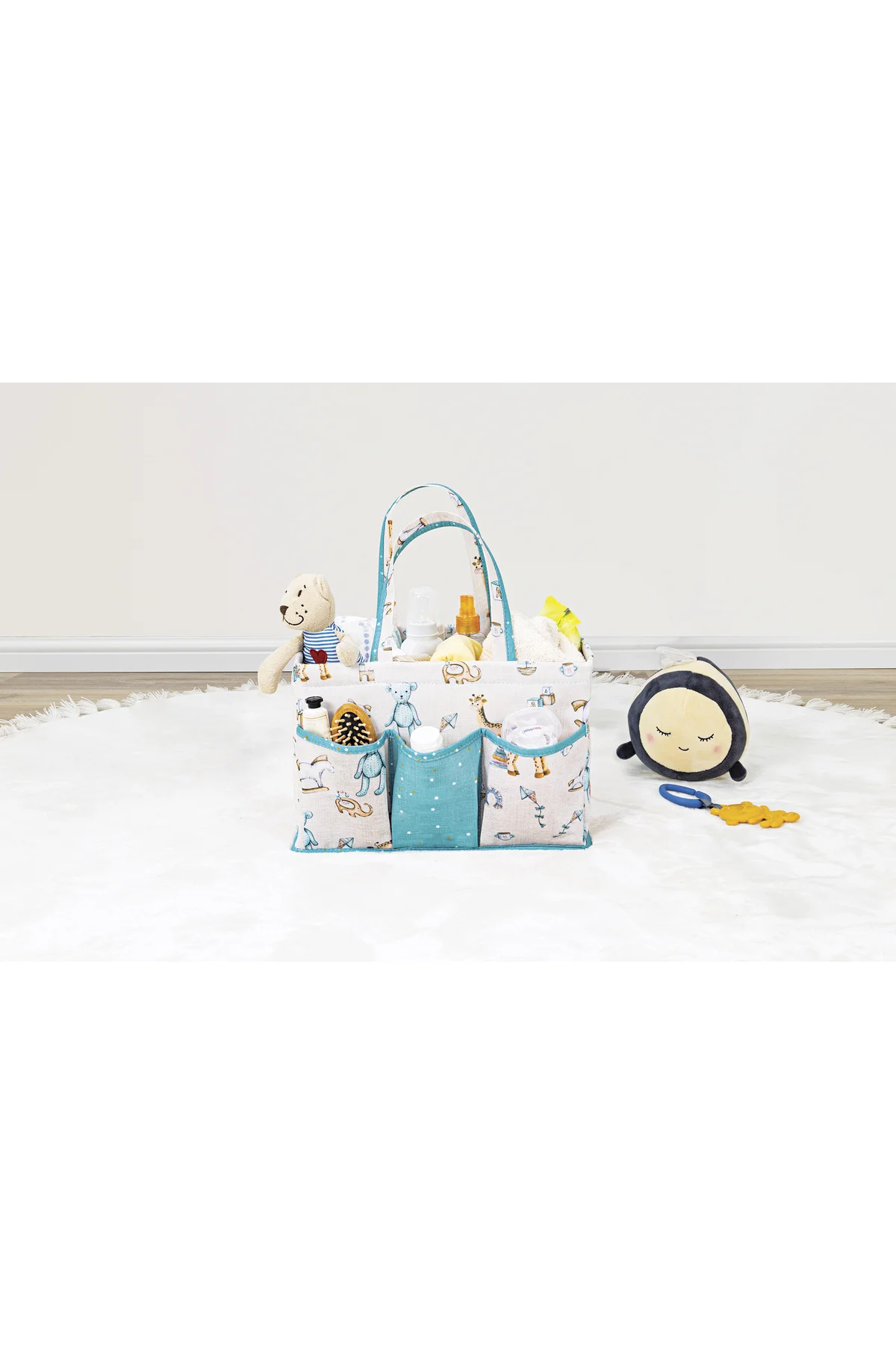 7'li Yenidoğan Hastane Çıkış Organizer Set - Bölmeli Bebek Bakım 