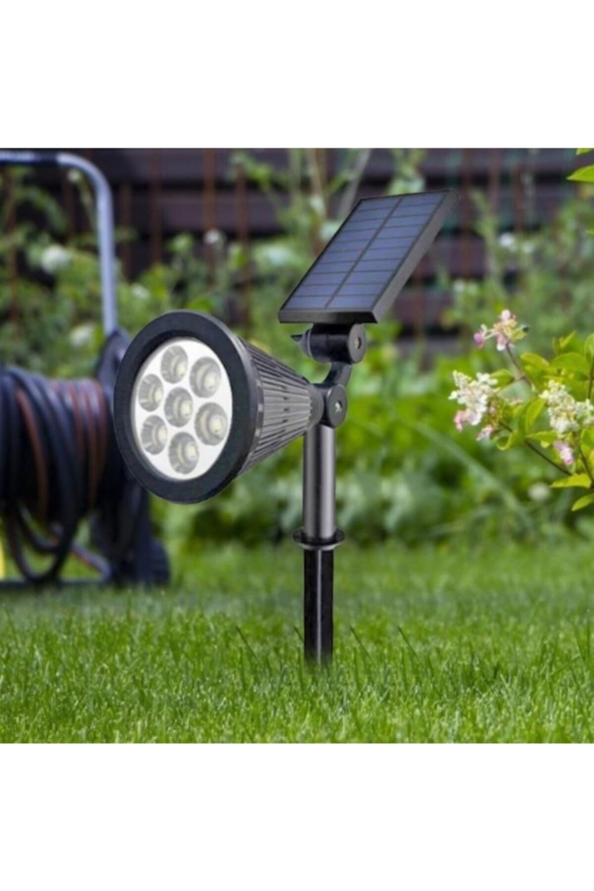 7w Solar Güneş Enerjili Bahçe Armatürü Amber Renk Ct-7310