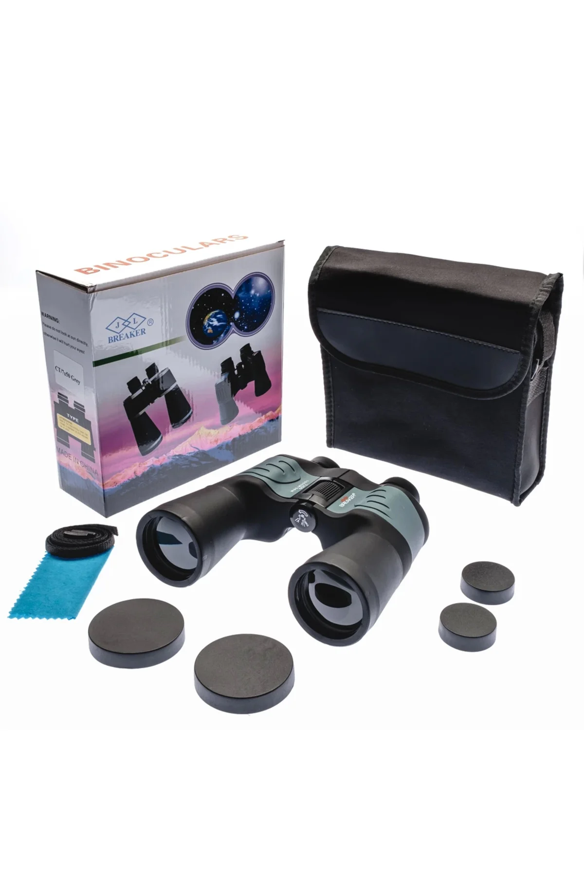 7x50 Ct Profesyonel El Dürbünü – 1000m/56m – Siyah ( Lisinya )