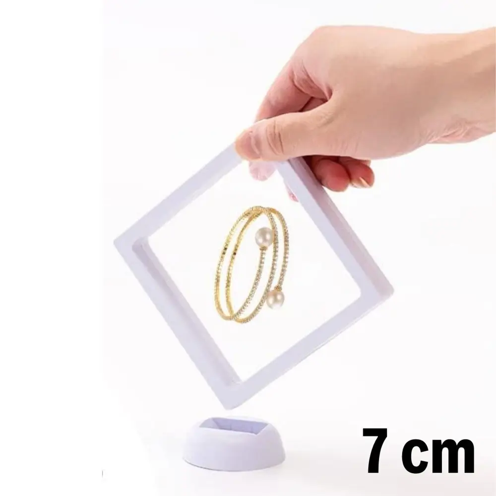 7x7 cm Standlı 3D Takı Ziynet Hatıra Koleksiyon Saklama Kutusu Şe