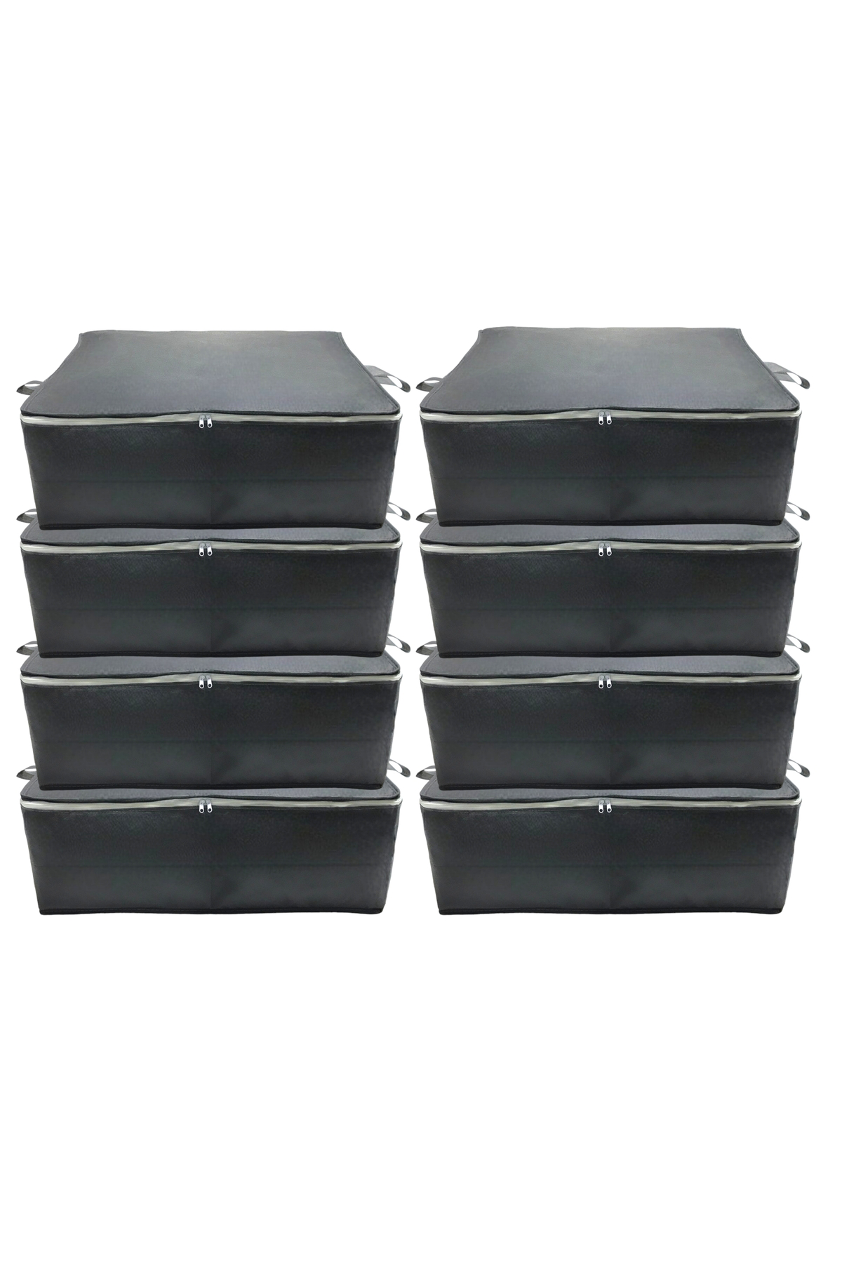 Balkan Room 8 Adet Antrasit Baza Altı Ve Çekyat Tipi Hurç 62 X 44 X 22 Cm Xla