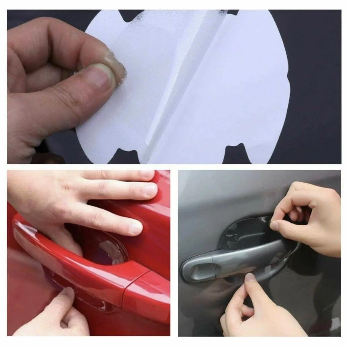 8 Adet Araba Kapı Kolu Koruyucu Çizilme Önleyici Şeffaf Sticker Film Koruma Seti 8 Adet Araba Kapı Kolu Koruyucu Çizilme Önleyici Şeffaf Sticker Film Koruma Seti
