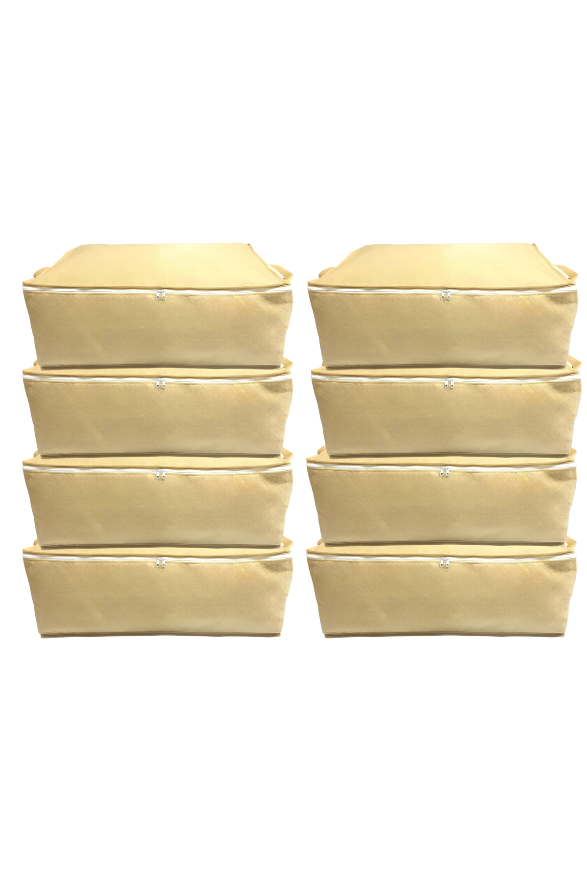 8 Adet Bej Bazaaltı Ve Çekyat Tipi Hurç 62 X 44 X 22 Cm XLarge