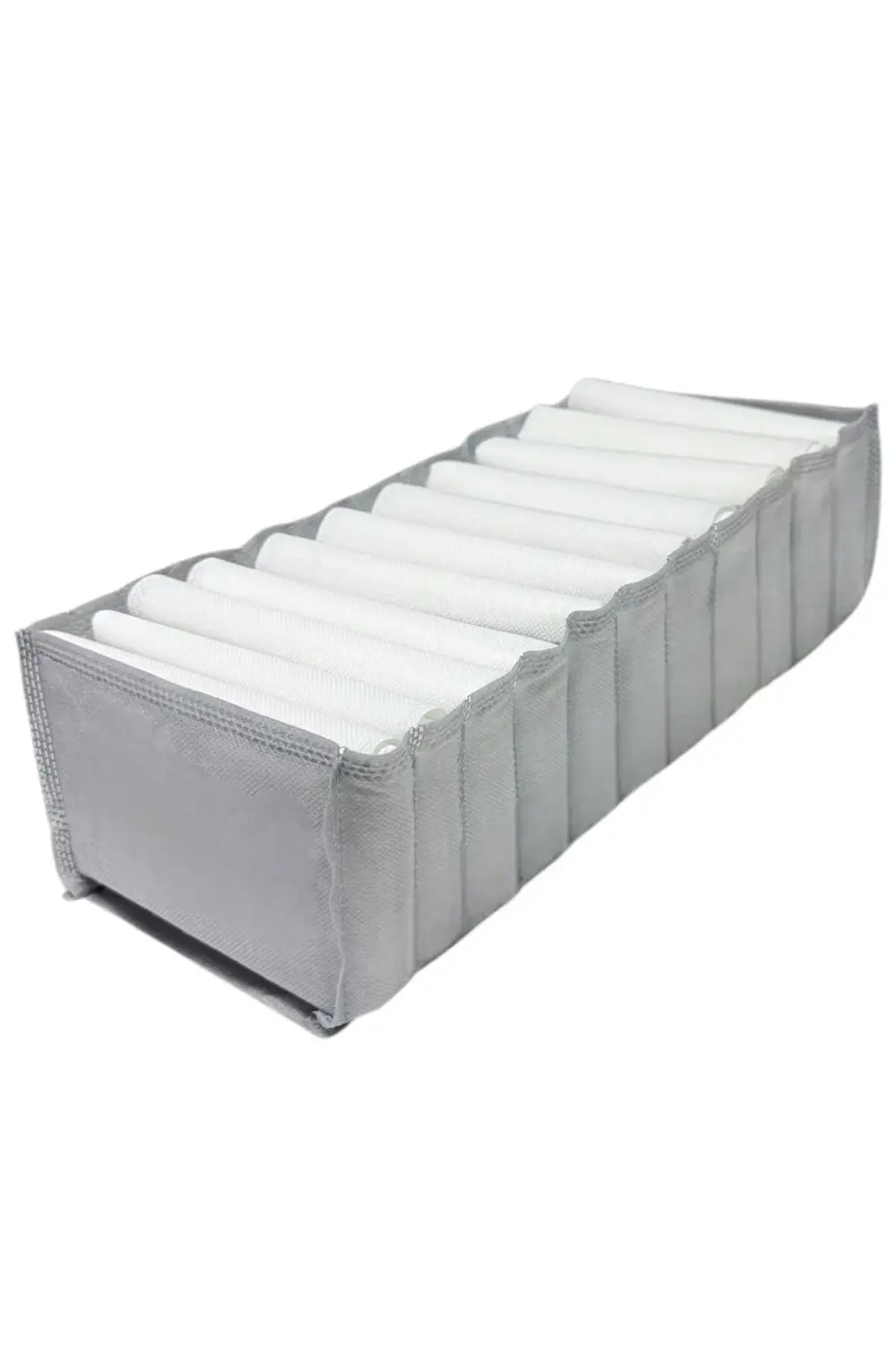 8 Adet Gri Akordiyon Tipi Medium 11 Gözlü Çekmece Içi Düzenleyici