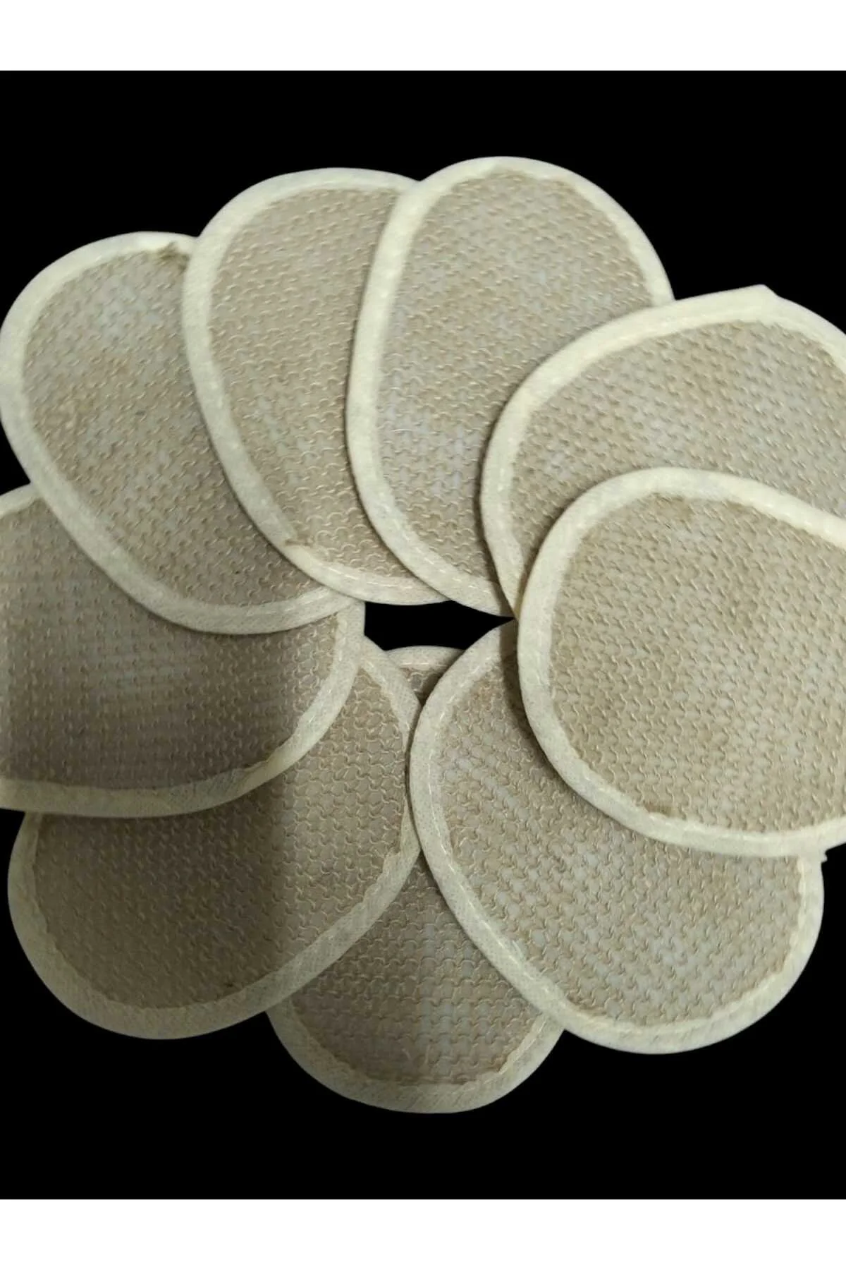 8 Adet Jüt Ip Doğal Banyo Lifi | Spa, Hamam, Sauna, Otel, Masaj S