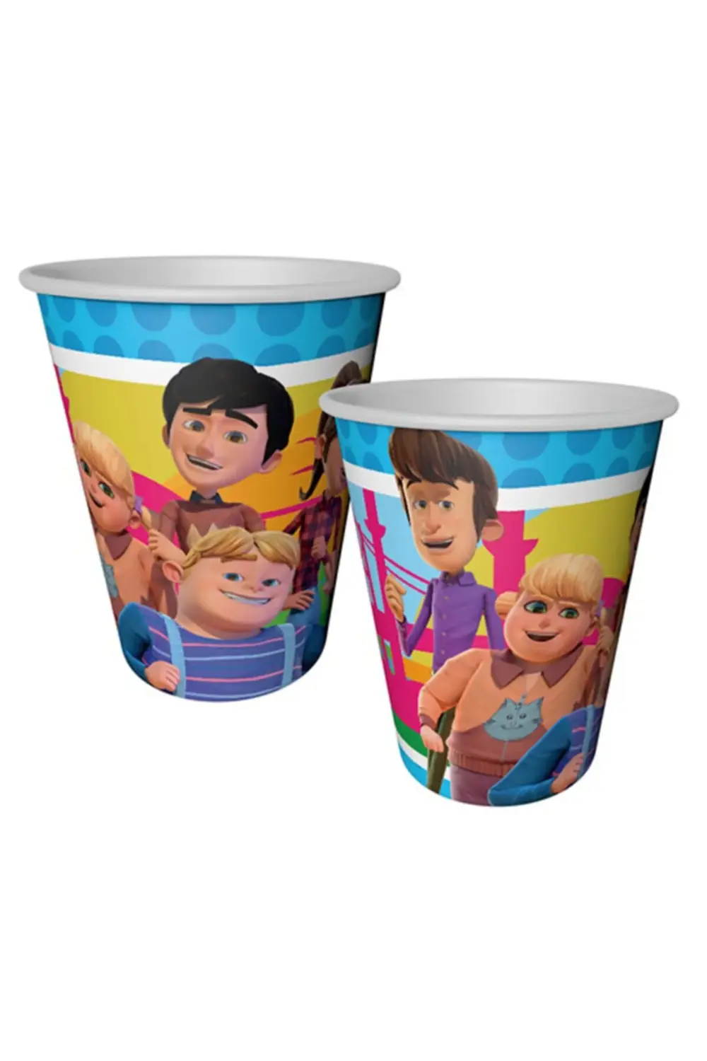 8 Adet Rafadan Tayfa Bardak Doğum Günü Parti Kutlama 7*9 cm