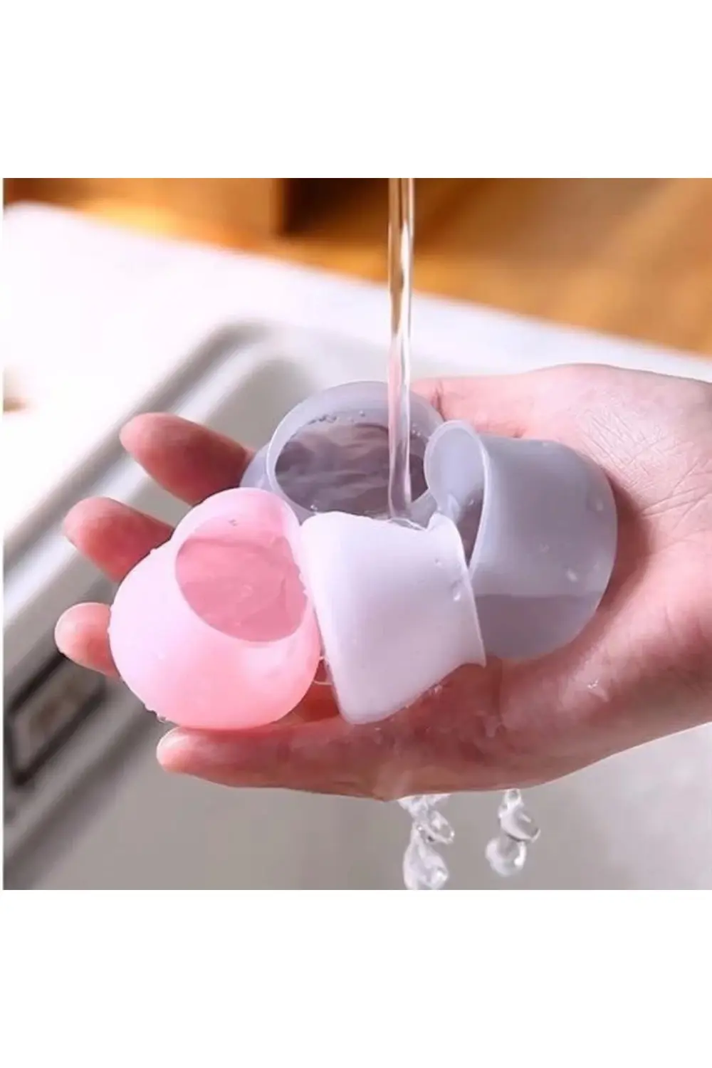 8 Adet Silikon Masa Ve Sandalye Ayağı İçin Kaydırmaz Çizdirmez Mo