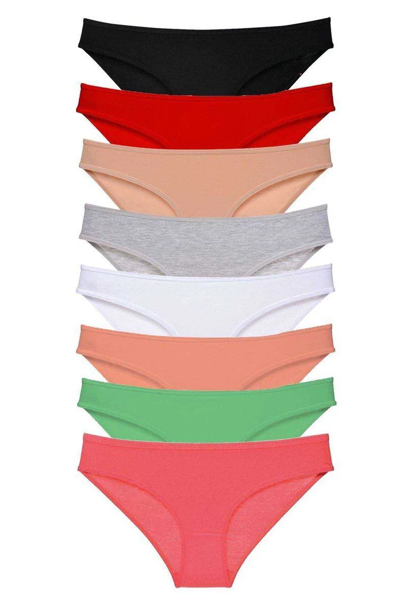 8 Adet Süper Eko Set Likralı Kadın Slip Külot - Pamuklu Rahat Külot Seti Fiyatı, Yorumları ve Özellikleri