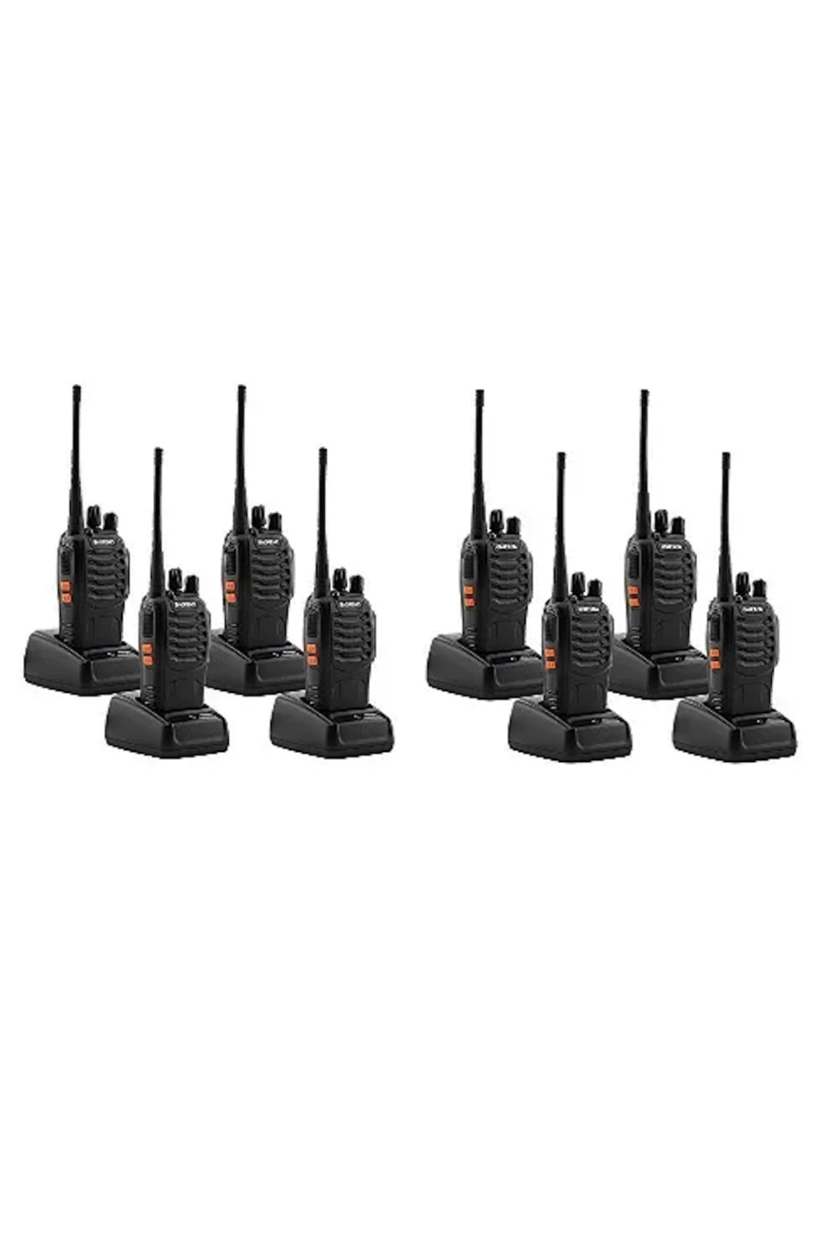 8 Adet Telsiz Zt-v68 Cy Baofeng 999s Telsiz Kulaklık