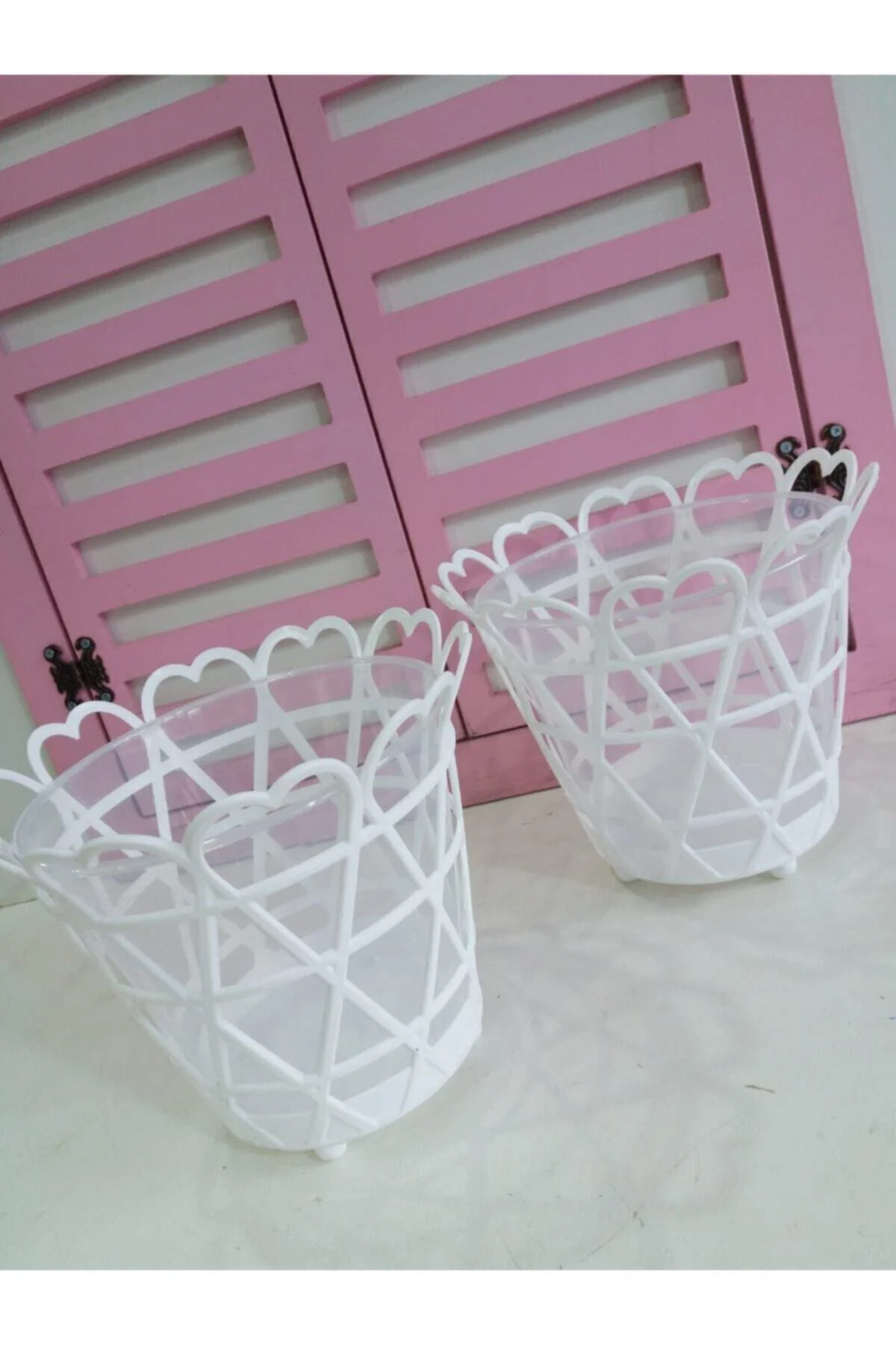 8 Adet Yuvarlak Plastik Orkide Saksı 15x17 Cm