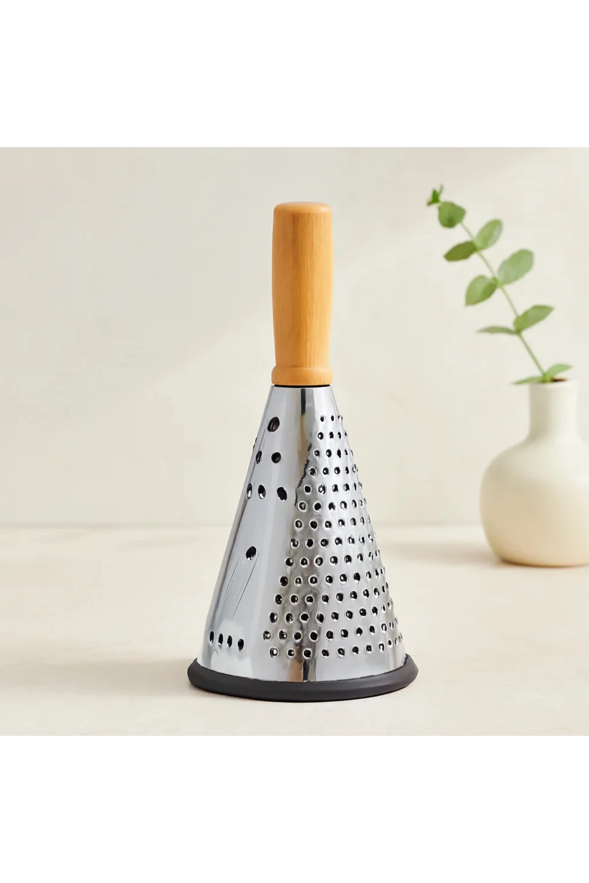 8" Ahşap & Bambu Saplı Çelik Rende (Silikon Taban, 3 Bölümlü) 8" Ahşap & Bambu Saplı Çelik Rende (Silikon Taban, 3 Bölümlü)
