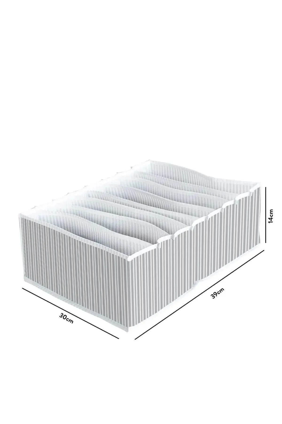 8 Bölmeli  XL Pratik Bölmeli Çekmece Düzenleyici Organizer(İç Çamaşırı Krat Çorap Düzenleyici)