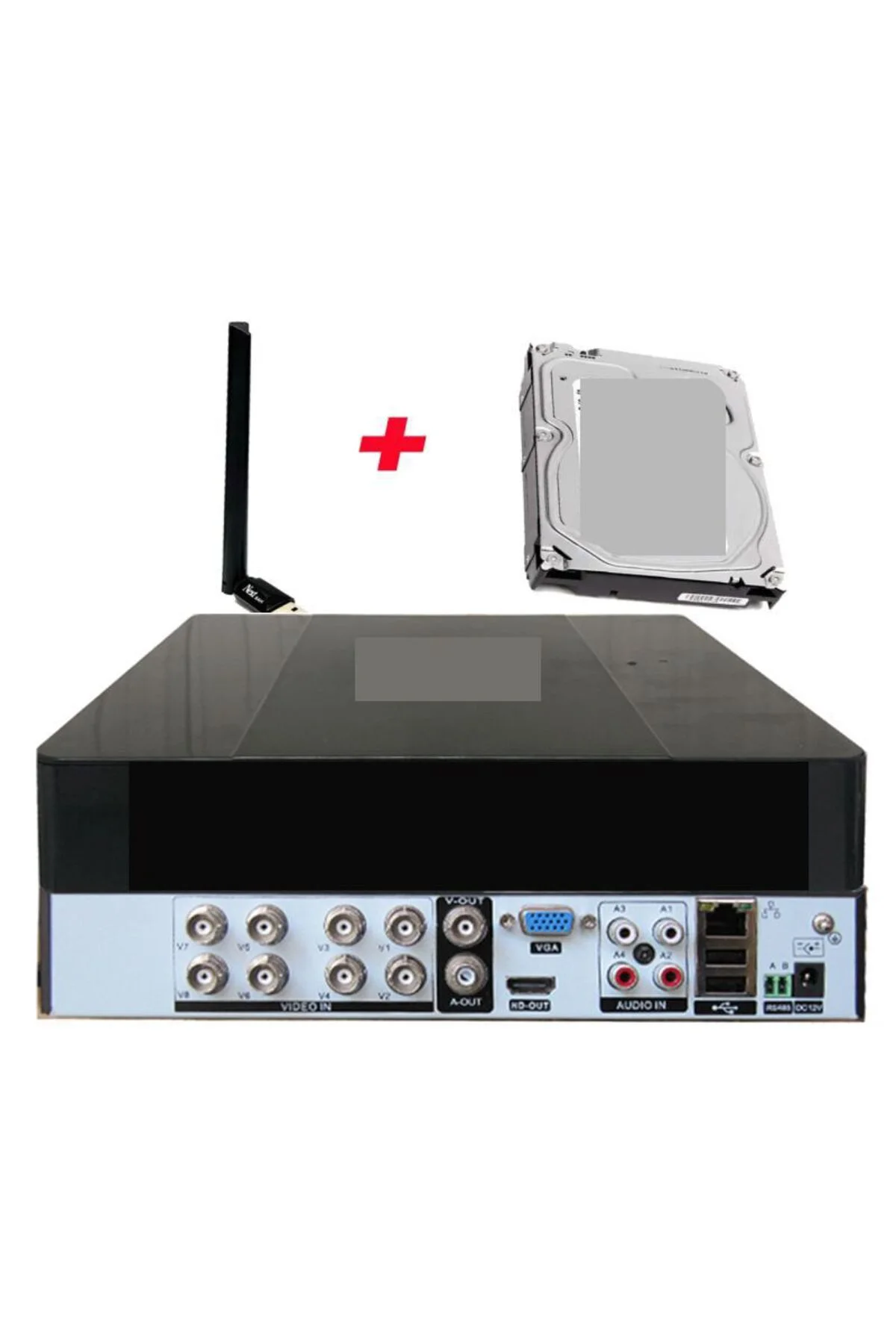 8 Ch 1 TB Hdd Wi-Fi li 5 Mp H265+ Hıbrıt Araç, Insan ve Yüz Tanım