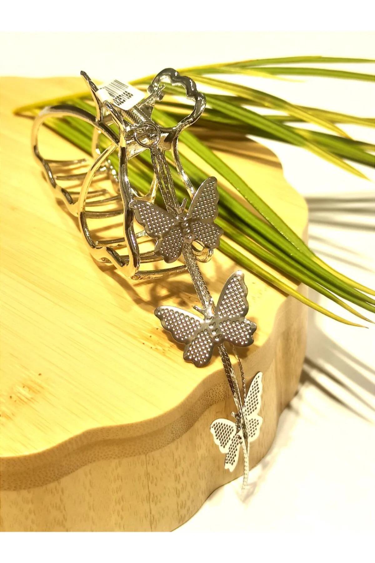 8 cm Lüks Gösterişli Renkli Metal Kıstırma Toka