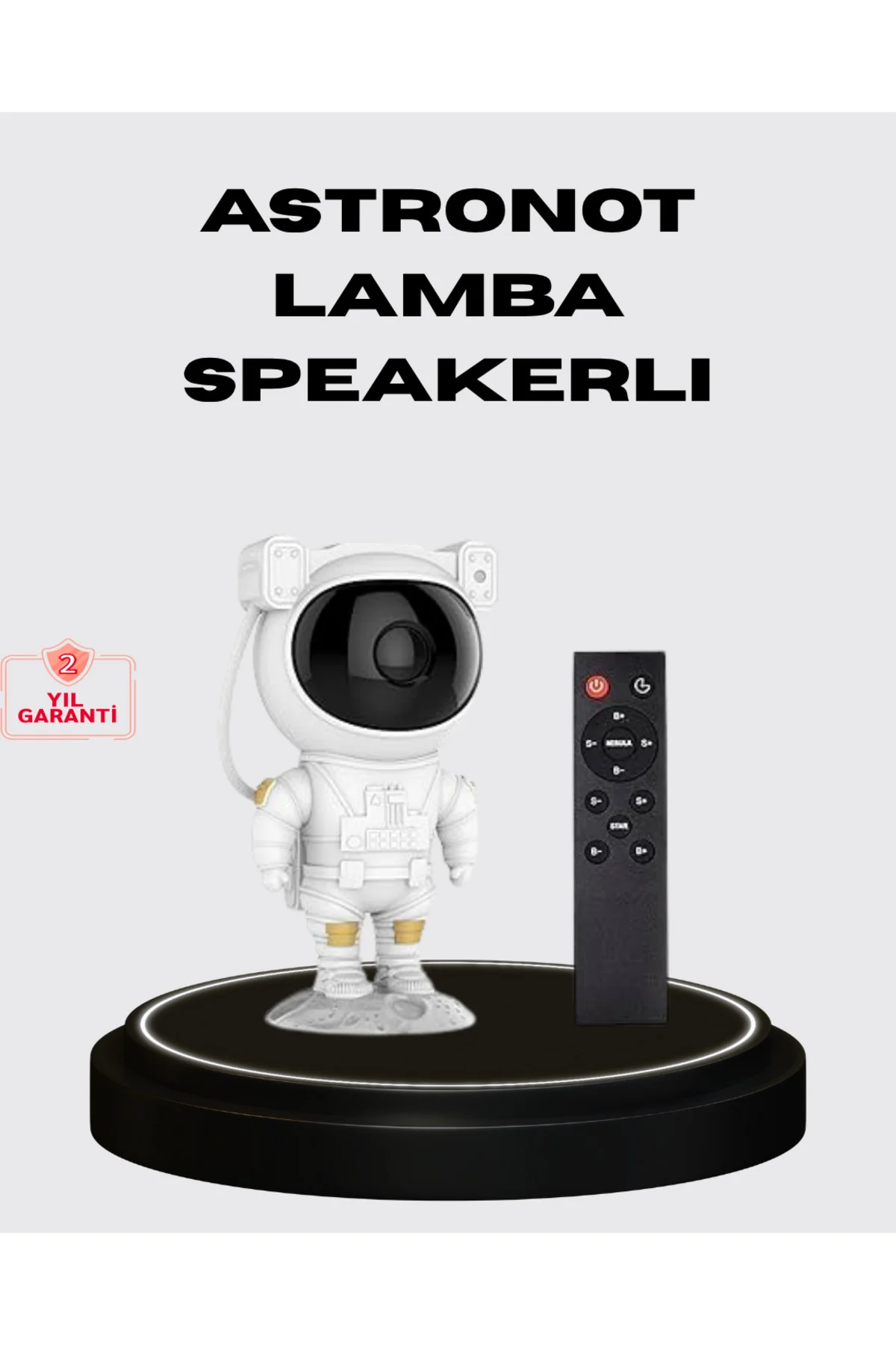 8 Efektli Astronot Galaxy Projektör Uzaktan Kumandalı LED Gece La