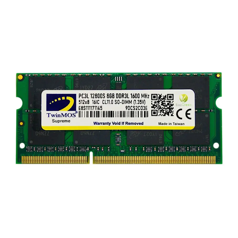 8 GB DDR3 1600MHz  1.35V LOW VOLTAGE SODIMM (MDD3L8GB1600N)