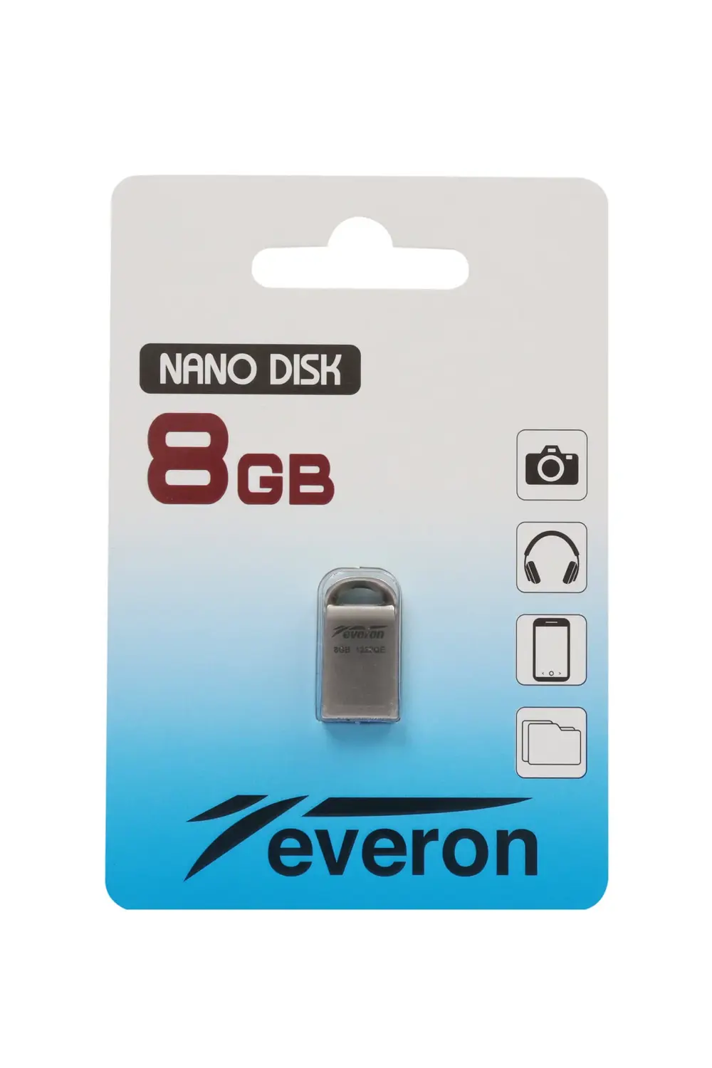 8 Gb Usb 2.0 Flash Bellek Metal Sadece 2 Cm