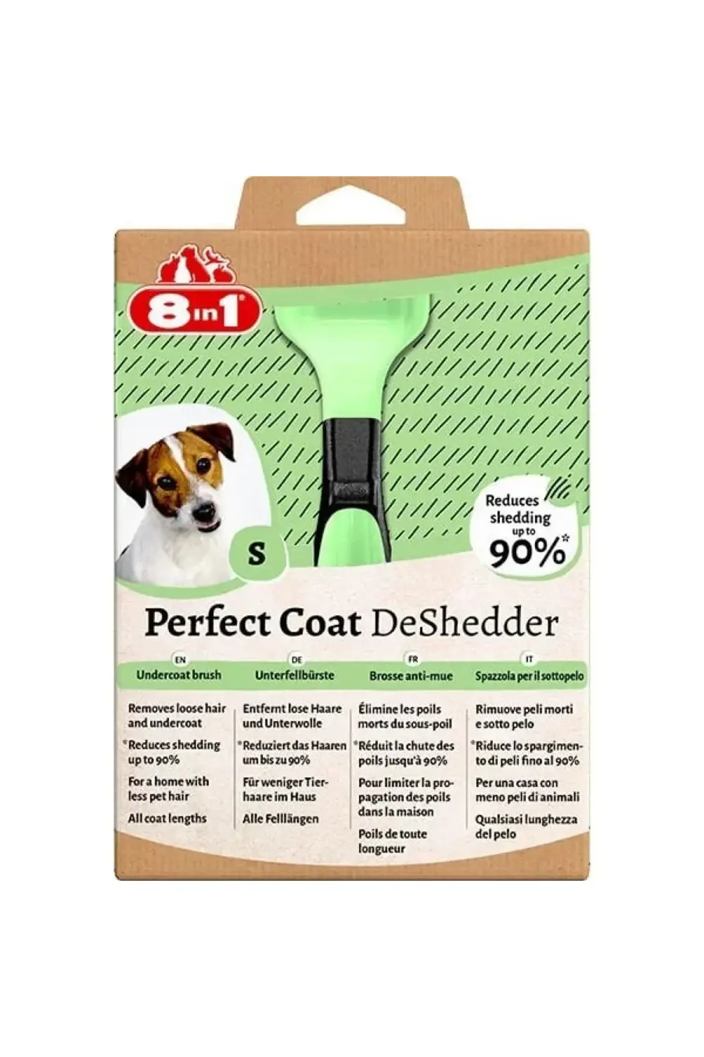 8 in 1 Perfect Coat Köpek Tüy Toplayıcı Tarak Small