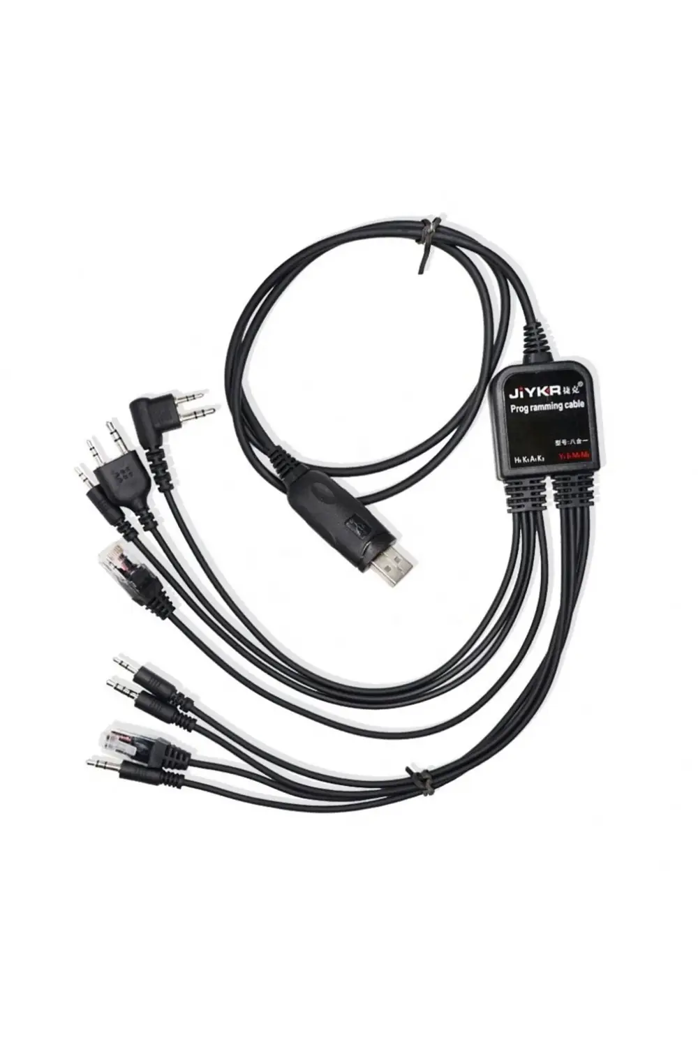 8 In 1 Telsiz Çoklu Usb Programlama Kablosu Seti Uyumlu